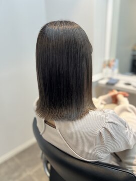 ウィステリア アネックス 銀座(WISTERIA ANNEX) オリーブグレージュ/縮毛矯正/ULTOWA/髪質改善カラー/東銀座