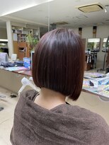 ビーワンヘアー 藤井寺 土師ノ里(B1hair)&nbsp;艶髪前下がりボブ