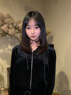 ヘアメイク エイト キリシマ(hair make No.8 kirishima) ミディアムレイヤー+ハッシュカット