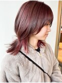 【morio原宿】インナーハイライト　ウルフスタイル