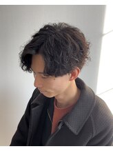 メンズサロンラシルバイレストプラス(MEN'S SALON racil by rest plus)&nbsp;縦落ちシャドウパーマ