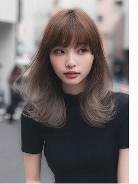 ダル 渋谷/表参道(DAL.) レイヤーカット髪質改善カラー透明感カラー顔まわりカット