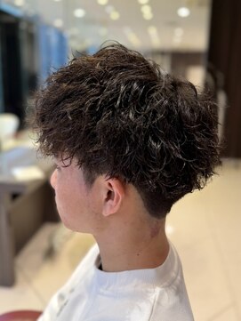 アース 長久手店(HAIR & MAKE EARTH) 無造作ツイストスパイラル×刈り上げマッシュ