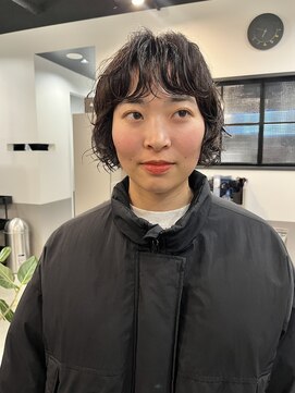 ドッグスター(dog star) ボブパーマニュアンスパーマくせ毛風パーマ登戸向ヶ丘遊園