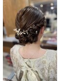 パーティーヘアセット（ウェディングにもOK）