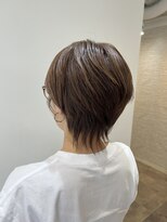 シャイン ヘア ブレンド 二子玉川(Shine hair blend) 二子玉川白髪ぼかしハイライト×ショート