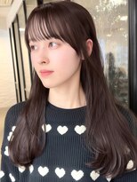 アビー(ABBEY) ロングヘアレイヤーロングレイヤーカットハッシュカット