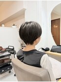 首元スッキリショートボブ