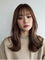 ウーラバイウェルズ 大和八木(U-ra by wells)&nbsp;明るめベージュのワンカールロング