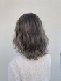 ヘアメイク マージ(hair make merge)&nbsp;人気のホワイトグレージュ