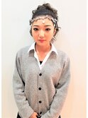 文化祭ヘアセット☆彡