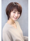 小顔ひし形大人ショート Lino by U-REALM 津戸