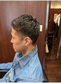 ツーブロックアップバング