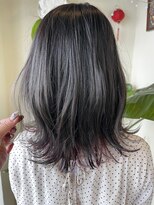 アジトヘア(AZITO HAIR) 透けるグレージュ×愛されピンク