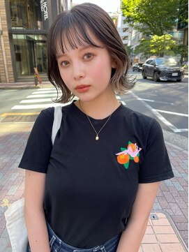 レトン 銀座(leton) ボブ/オリーブグレージュ/マッシュショート[東銀座/銀座]