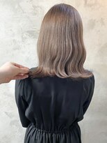 アポロ 横浜駅店(apollo)&nbsp;ケアブリーチ1回 大人かわいいメルティーベージュカラー_海崎