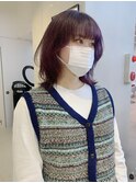 学割U24 ウルフカット ヘルシースタイル ブリーチ 吉祥寺 宮坂紅