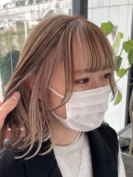 ロンドヴァリー 渋谷店(Lond vallee) 垢抜けインナーカラーホワイトベージュ!