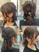 ヘアーアンドブック マルキーズ(hair&book marqise) ハーフアップ