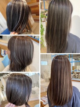 ヘアーサロン クスキ(hair salon KUSUKI)の写真/【矢場町 / 栄】髪のダメージを最小限に抑え、ツヤ感たっぷりのカラーで大人女性の魅力を引き出す♪