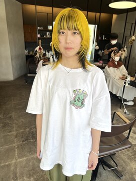 アム(am) yellow blacklowlight wolf