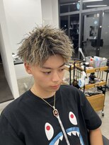 ラッドバイプティパ(rad...by petit-pas)&nbsp;ショートツイスパ×メッシュ×スキンフェード