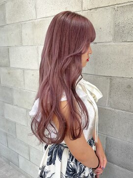 シーク 天神(SEEK) 松尾菫菜/ハイトーンラベンダー/ブリーチカラー/韓国ヘア