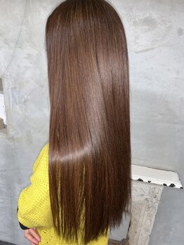 セットアップ 倉敷中庄店(SET-UP)の写真/【中庄/倉敷】熱ダメージを抑えつつ.扱いやすく柔らかでつややかな髪へ！ダメージを抑えた縮毛矯正が得意！