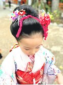 七五三☆7歳☆3歳☆かわいい新日本髪♪着付けも承ります
