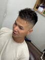 ヘアサロン ビッグベアー(hair salon Big Bear) フェードカットアップバングスタイル
