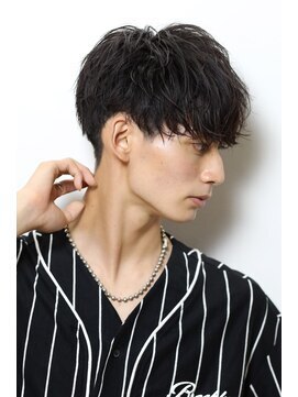 リップス レイ ギンザ(LIPPS Ray GINZA) 無造作スパイラルツーブロック刈り上げマッシュ