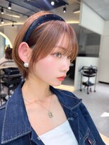 ロンド ジュルード 名古屋(Lond jeloud)&nbsp;ショート ボブ インナーカラー 韓国風41113