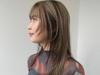 チェリッシュ 亀有(CHERISH)の写真/【亀有駅】ケアブリーチ×イルミナカラーのダブルカラーで透明感を＊ハイライト、インナーカラーにも◎