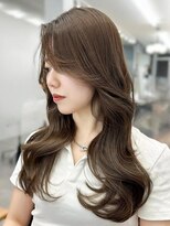 プラチナ(PLATINA)&nbsp;レイヤーカット/くびれスタイル/ブランジュカラー