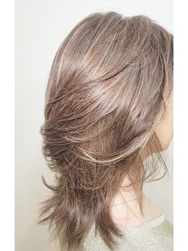 松本平太郎美容室 国立店 ウルフ系ロングレイヤー/30代40代50代60代