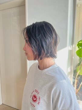 クリアオブヘアー リット(CLEAR of hair LiT) 切りっぱなし外ハネボブ♪