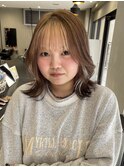 前髪インナーカラー