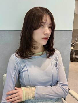 サロウィン 静岡 呉服町通り店(SALOWIN) 【 お顔まわりlayer cut × beige color 】