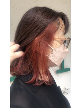 ジール プラス 西明石駅前店(zeal plus) 【ブリーチなしインナーカラー】