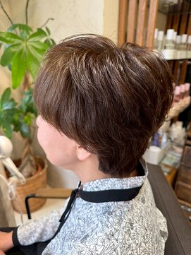 ヘアリゾート粋 ティガ 池袋店(tiga) マニッシュショート/似合わせデザインカット/ブラウン