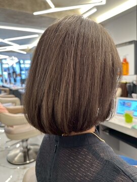 アース 志木店(HAIR & MAKE EARTH) ナチュラルグレージュボブ