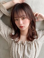 アフロート エル 錦糸町(AFLOAT L)&nbsp;暗髪でも出せるこなれ感フェイスレイヤー×ナチュラルセミロング