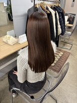 クオーレ(CUORE) 明るめマロンカラー×酸性縮毛矯正