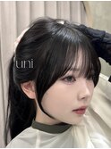 韓国ヘア 顔周りカット レイヤーカット