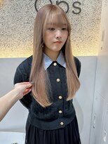 オプス 大名店(Ops)&nbsp;☆ツヤ感重視!ピンクミルクティーベージュロング