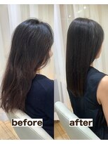 シゲ 自由が丘店(SHIGE)&nbsp;毎月白髪染めしてても大丈夫/地毛風髪質改善ストレート/縮毛矯正