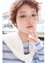 チックタック トアウエスト(TICK-TOCK Torwest)&nbsp;【チックタック】大人質感ショート/アプリコットオレンジカラー