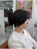 小顔ショートボブ