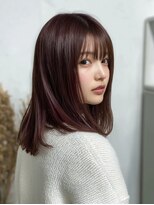 ハート 新子安店(HEART)&nbsp;新子安/ミルクティーブロンド/ダークブルー/デジタルパーマ