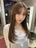 [スタイリスト指名限定]韓国レイヤーカット+透明感カラークーポン